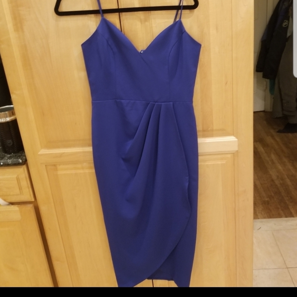 Shilla Sublime Midi Dress Blue SZ M or S NWT